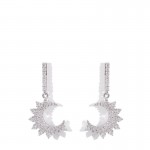 A1 APM MONACO Moon Earrings #Silver