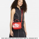 NIKE MINI SHOE BOX CROSS-BODY BAG 3L ORANGE