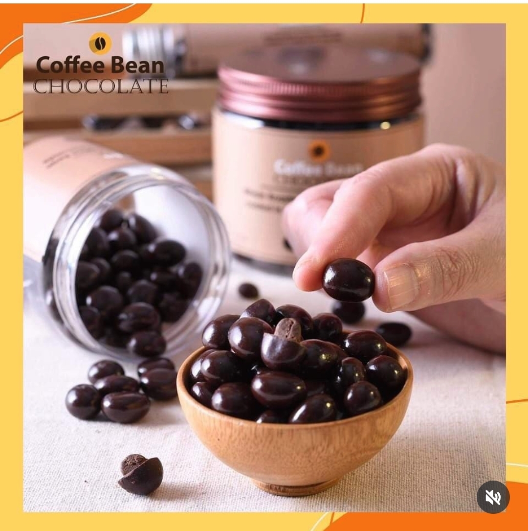 泰國咖啡豆黑朱古力 Coffee bean chocolate 60g