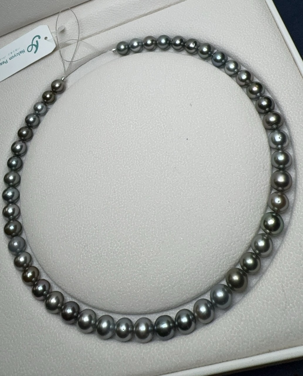 J4 大溪地9.3-10.4mm串珠項鍊42cm