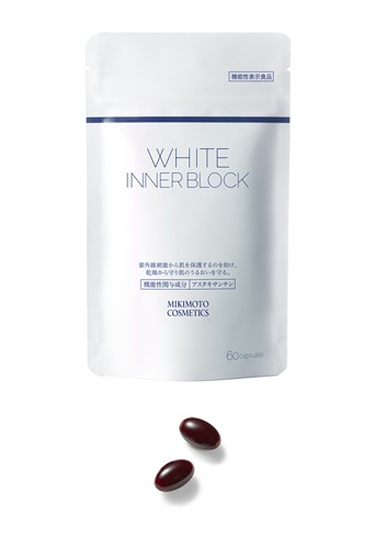 Mikimoto Cosmetics 健康食品美白口服丸 WHITE INNER BLOCK 60粒