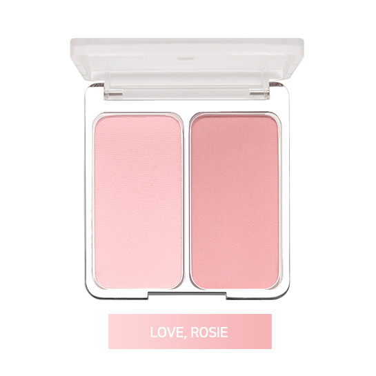 2aN 雙色腮紅 Dual Cheek #02 愛情玫瑰 Love,Roise 4.5*2