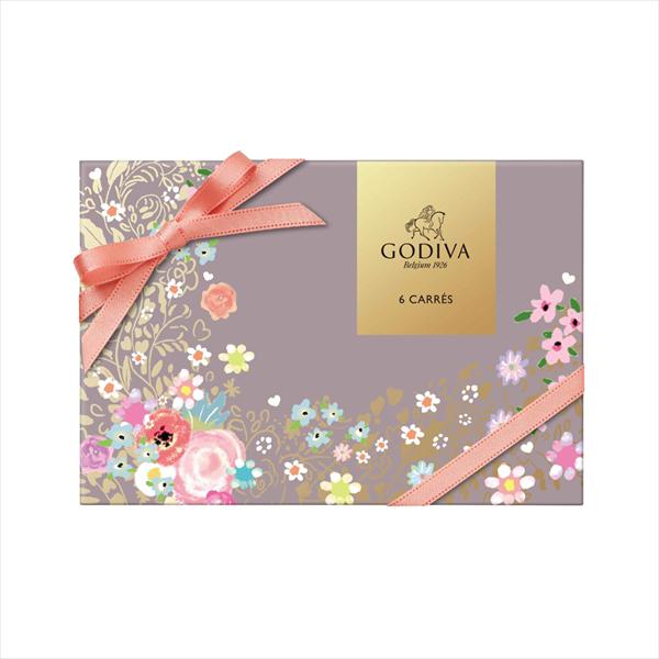 Godiva 方形花花系列6入