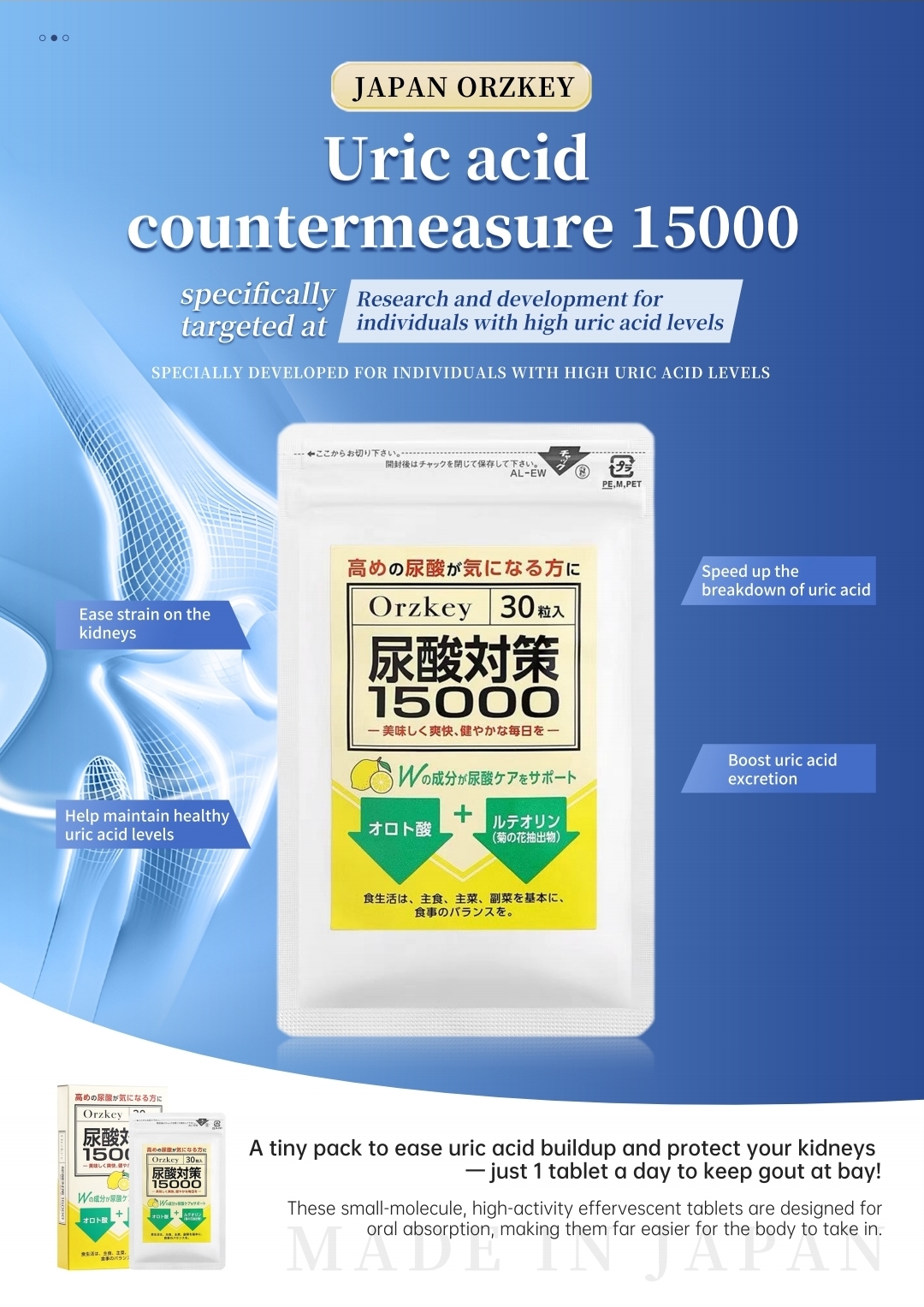 尿酸對策15000 30粒/盒