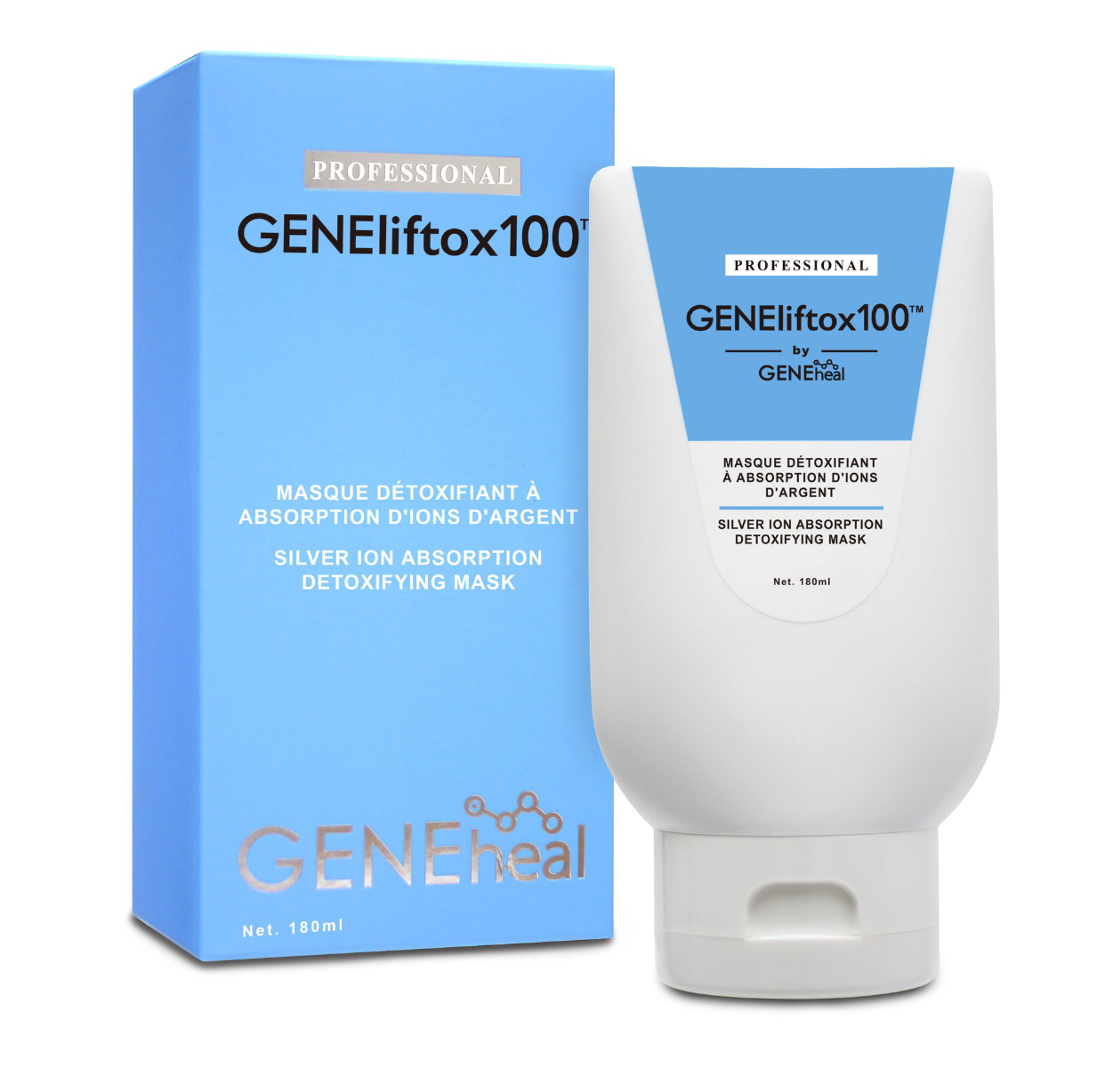 Geneliftox 100女神銀離子毛孔吸塵面膜<旅行裝 8ml>