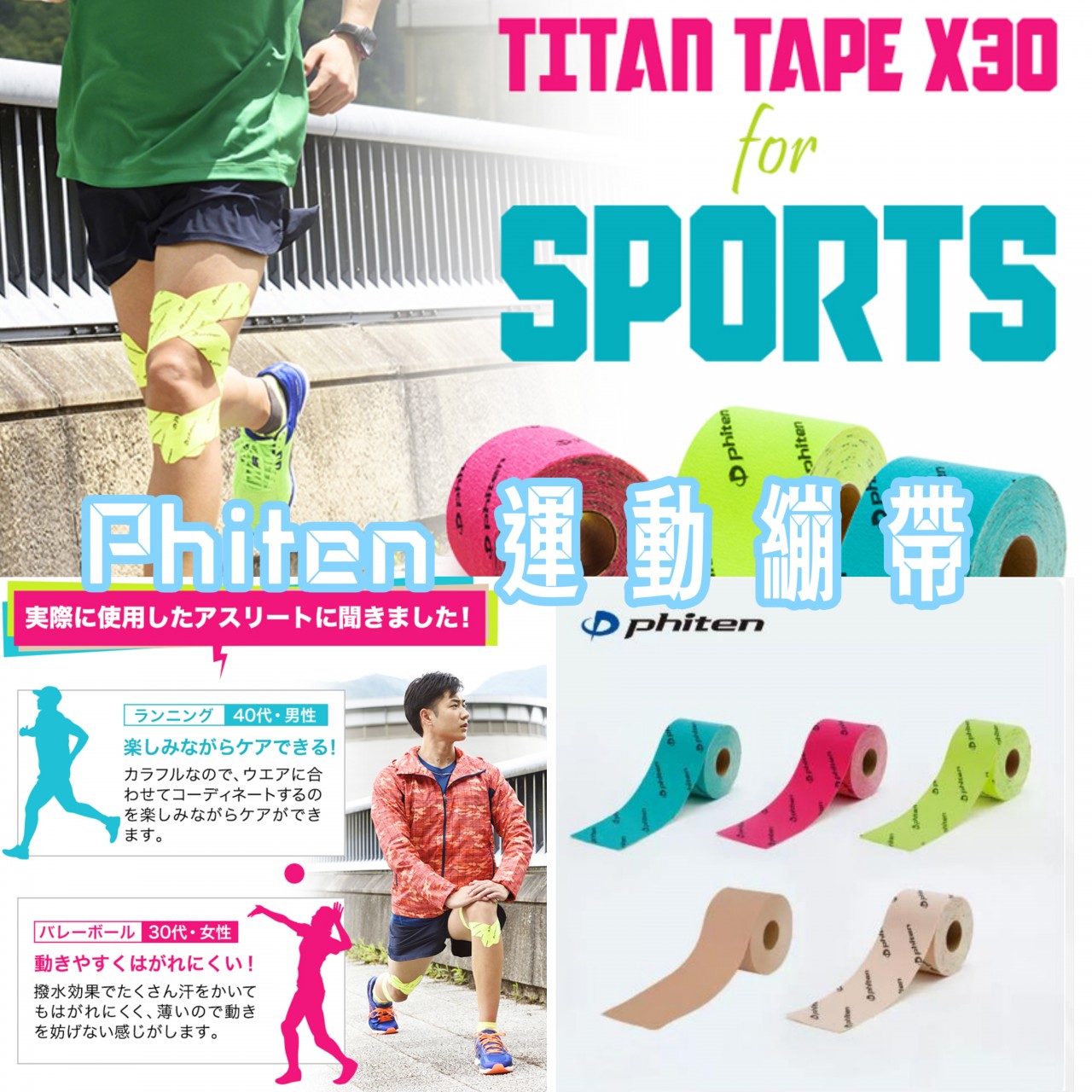 Phiten 運動繃帶