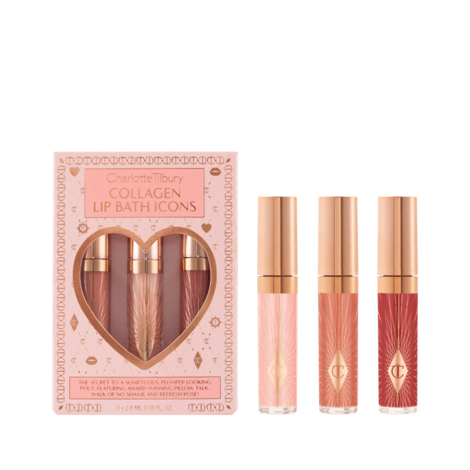 CHARLOTTE TILBURY COLLAGEN LIP BATH ICONS KITLIMITED EDITION KIT