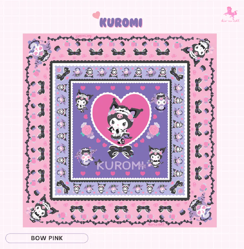 S12 Kuromi cream bow pink