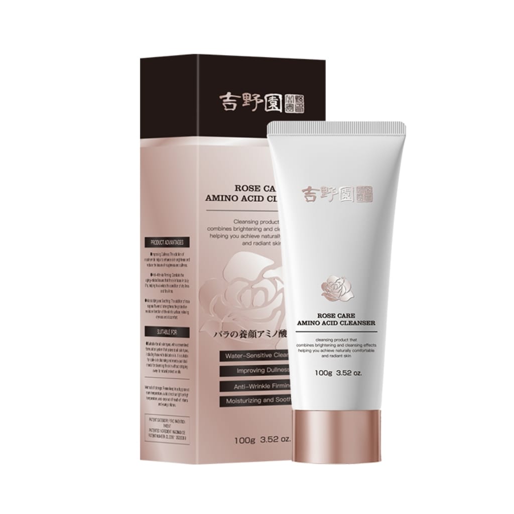 玫瑰養膚氨基酸潔面乳