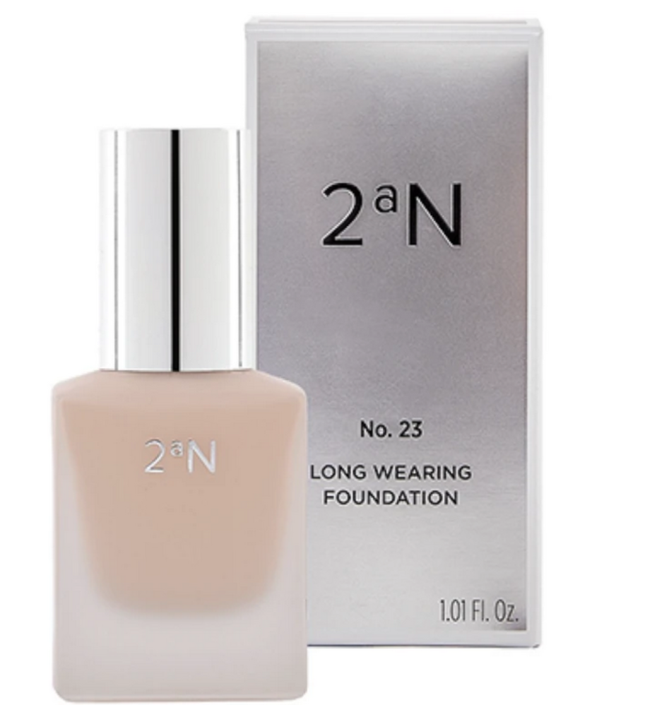 2aN 亮采持妝粉底液 Long Wearing Foundation 30mL #23自然白 Natural Beige