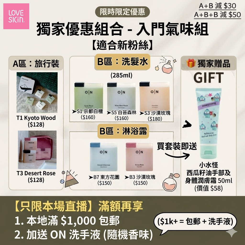 獨家優惠組合 - 入門氣味組 