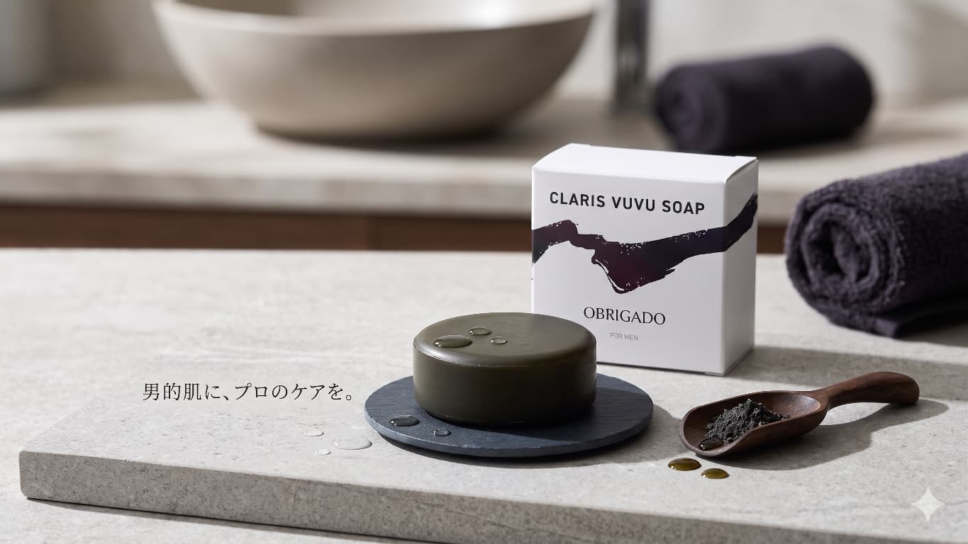 OBRIGADO CLARIS VUVU SOAP｜深層淨化潔面皂 90g*2
