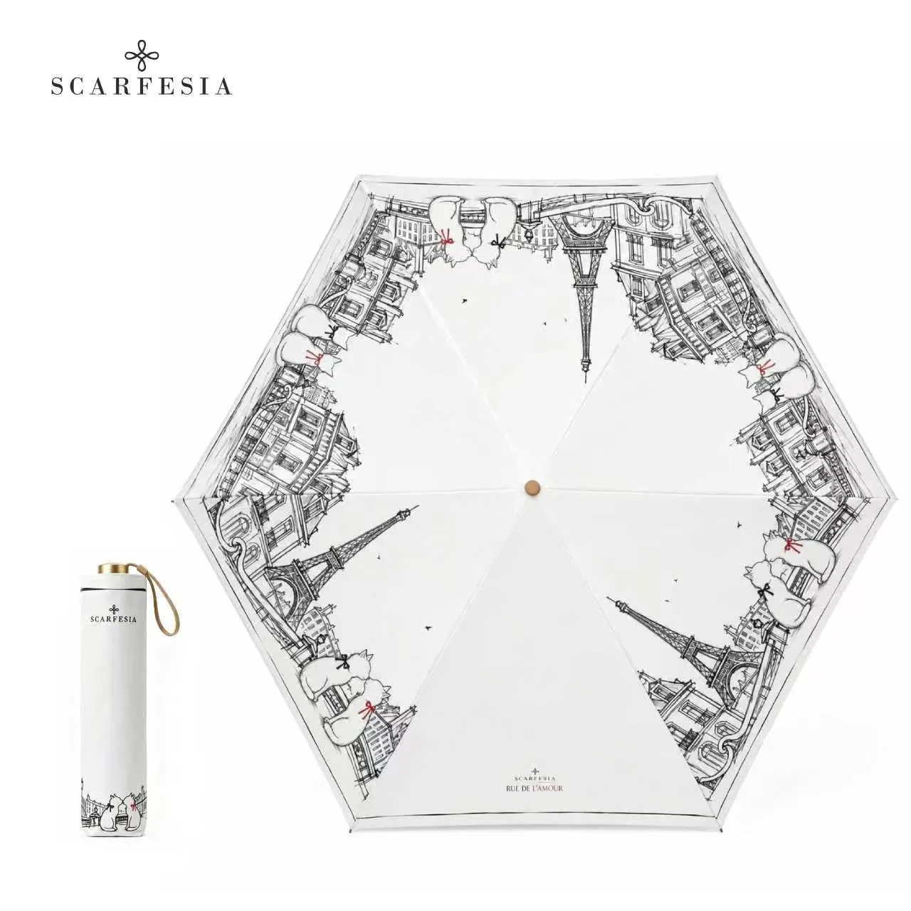 Scarfesia - Rue DE L'amour (White)