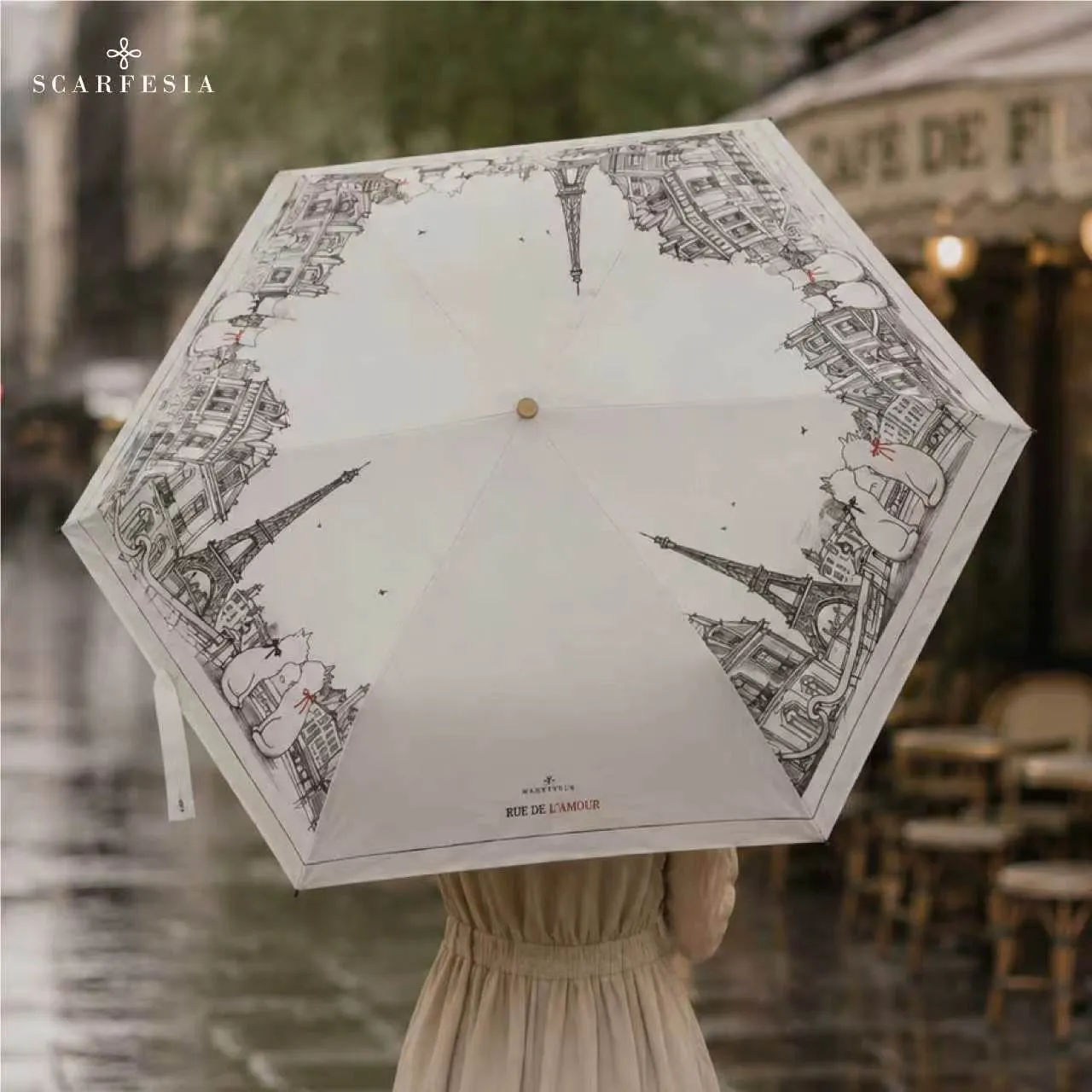 Scarfesia - Rue DE L'amour (White)