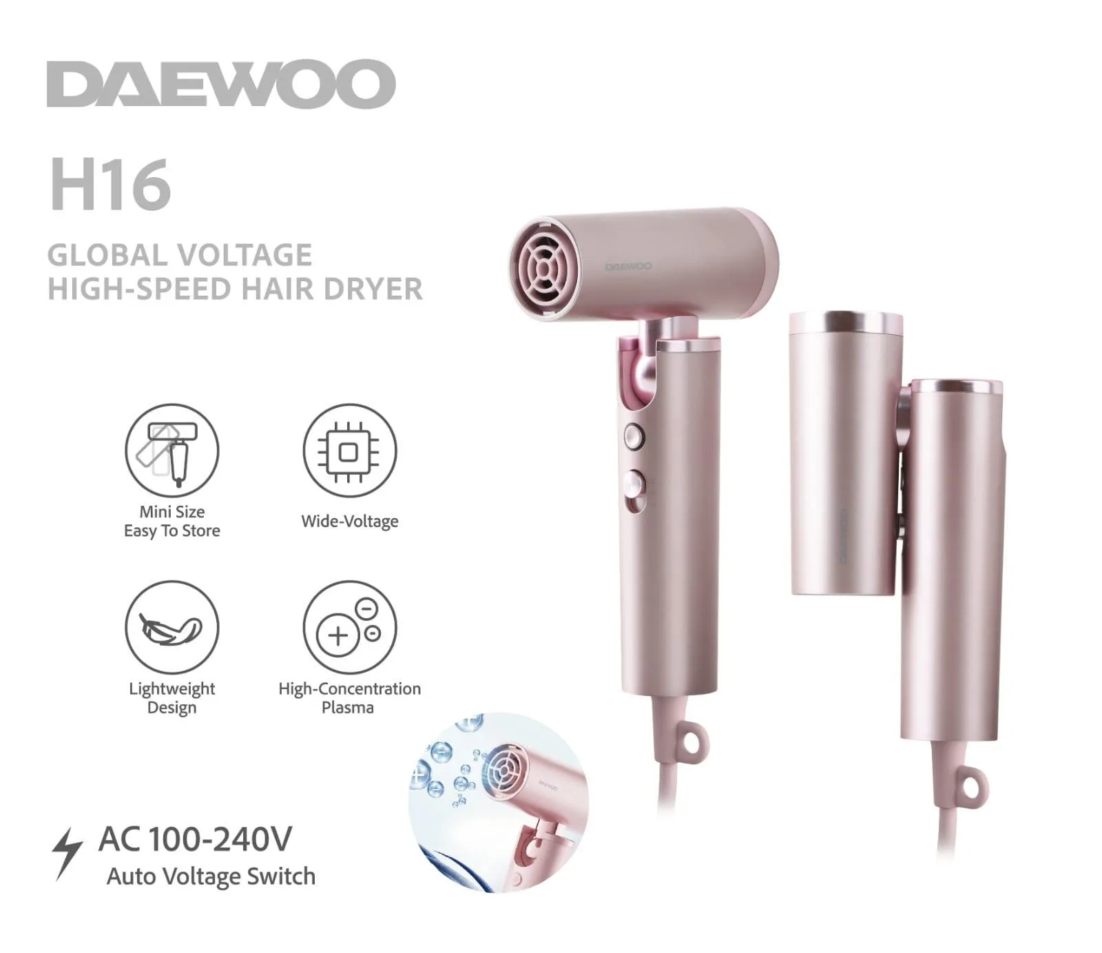 DAEWOO H16 全球通用高速風筒