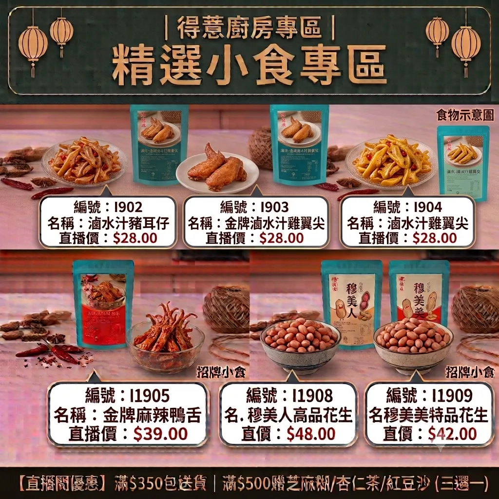 I908 穆美人高品花生 500g (包)